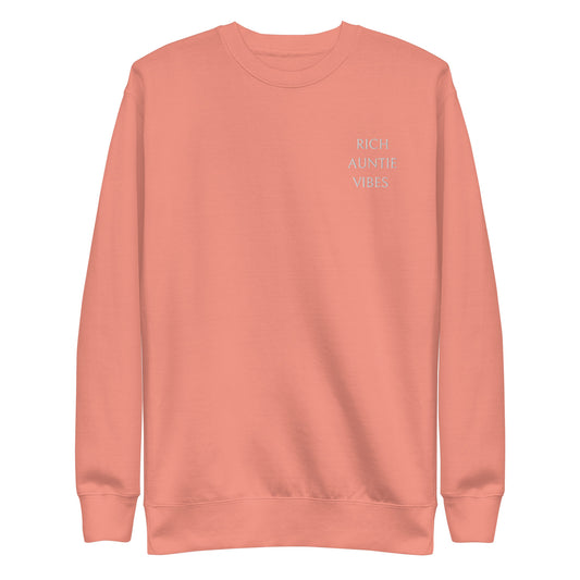 Rich Auntie Vibes Premium Sweatshirt
