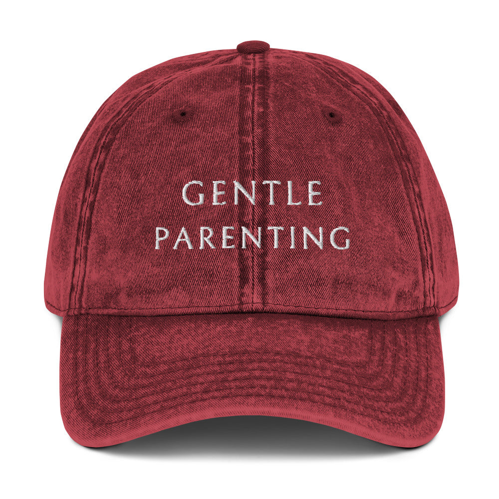 Gentle Parenting Vintage Cotton Twill Cap